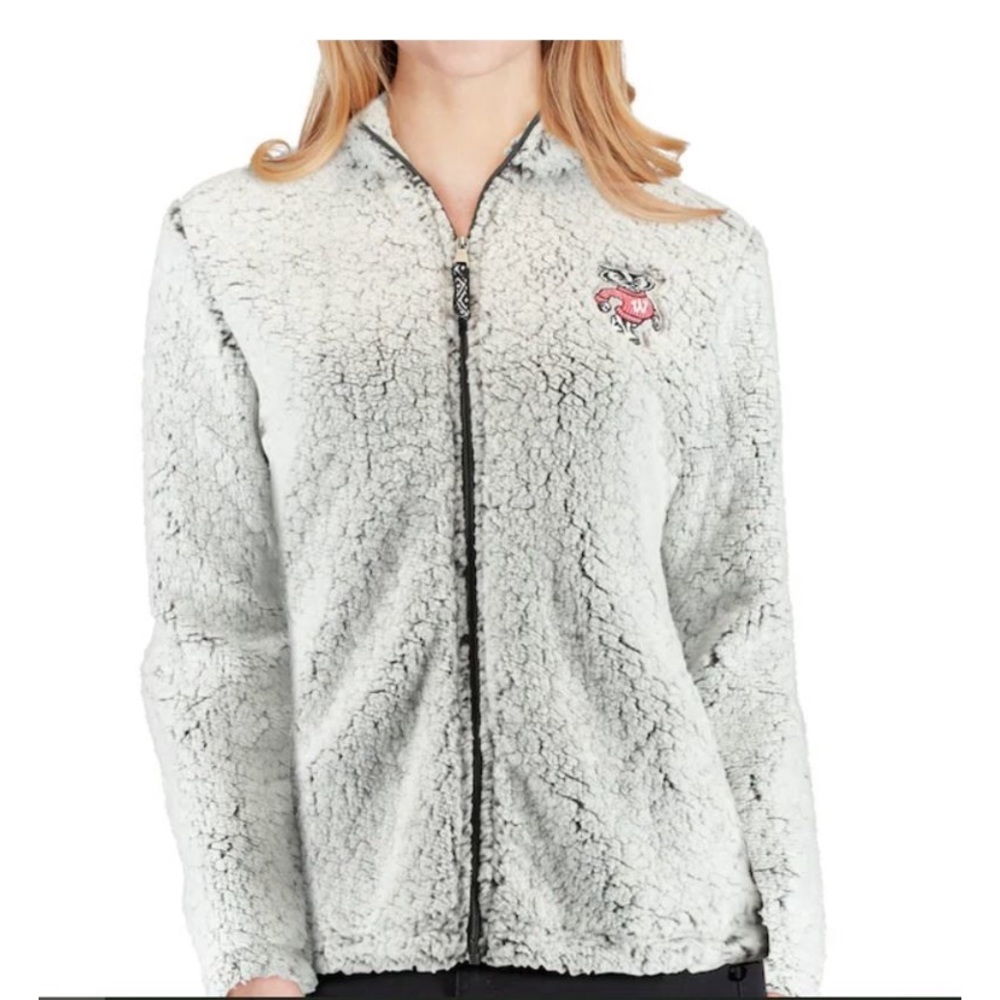 Never worn NCAA Women Sherpa Full-Zip Jacket